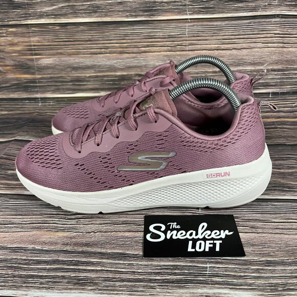 Skechers Sport Skech Lite Go Run Mauve Women's Athletic Shoes - Picture 3 of 8